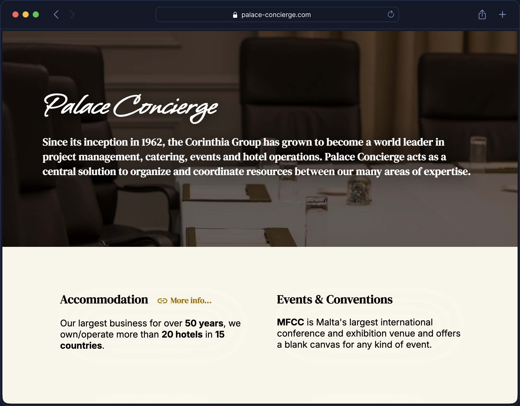 Visit palace-concierge.com